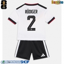 Maglie da calcio Germania Antonio Rudiger #2 Prima Maglia Bambino Mondiali 2026  Manica Corta + Pantaloni corti)